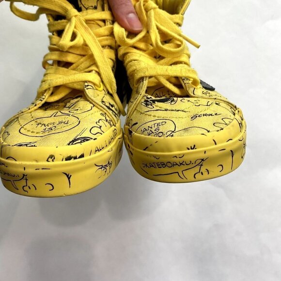 Vans x Peanuts Sk8-Hi Charlie Brown Maize 4 - Picture 5 of 11